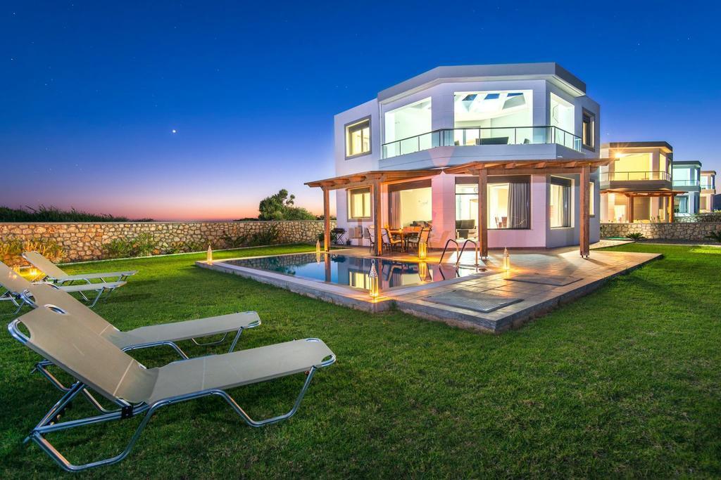 Olga Luxury Beach Front Villas Lakhaniá Exteriör bild